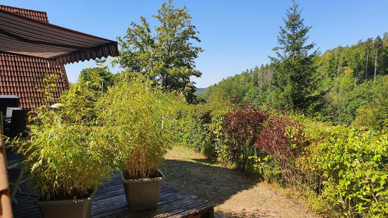 Ferienhaus Am Wald Ronshausen Exteriör bild
