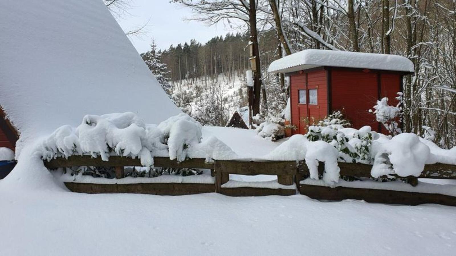 Ferienhaus Am Wald Ronshausen Exteriör bild